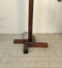 Flamingo Wooden Floor Lamp with Jute Shade & Brown Base