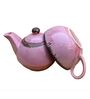 Flamingo Pink Ceramic  Tea Pot With Cup