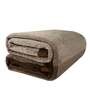 Brown Polyester 400 GSM Double Bed Room Temperature Blanket