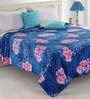 Multicolor Floral Polyester 200 GSM Double Bed Blanket