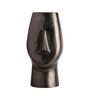 Flat Face Black Aluminium Table Vase