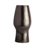 Flat Face Black Aluminium Table Vase