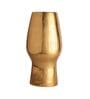 Flat Face Gold Aluminium Table Vase