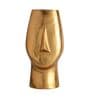 Flat Face Gold Aluminium Table Vase