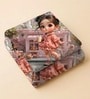 Pink 7D Digital Printed Girl Queen Size Bedsheet Sheet with 2 Matching Pillow Covers