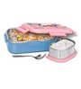Flatmate Barbie Blue  700 ML Inner Stainless Steel & Outer Plastic  Lunch Box