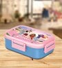 Flatmate Barbie Blue  700 ML Inner Stainless Steel & Outer Plastic  Lunch Box