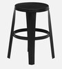 Flavia Metal Seating Stool in Black Colour