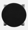 Flavia Metal Seating Stool in Black Colour