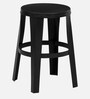 Flavia Metal Seating Stool in Black Colour
