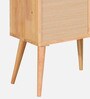 Flavia Solid Wood End Table In Natural Finish