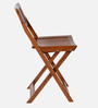 Flecto Teak Wood Folding Chair In Teak Finish (Set of 2)