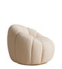 Fleoriane Petal Lounge Chair In Cream Colour