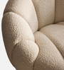 Fleoriane Petal Lounge Chair In Cream Colour