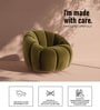 Fleoriane Petal Lounge Chair In Olive Colour