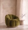 Fleoriane Petal Lounge Chair In Olive Colour