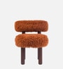 Fleuffin Cozy Lounge Chair In Burnt Orange Colour