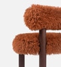 Fleuffin Cozy Lounge Chair In Burnt Orange Colour