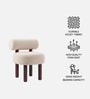 Fleuffin Cozy Lounge Chair In Cream Colour