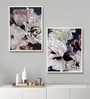 Fleur Purple Purple Canvas Framed Floral Art Print Set of 2