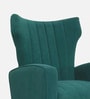 Flexed  Velvet Guest Chairs In Green  Colour