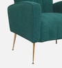 Flexed  Velvet Guest Chairs In Green  Colour