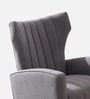 Flexed  Velvet Guest Chairs In Grey  Colour