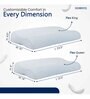 Flexes Memory Foam 21 x 14 Inch Pillow