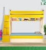 Multi Flexi Bunk Bed in Yellow Colour with Hydraulic Storage