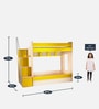 Multi Flexi Bunk Bed in Yellow Colour with Hydraulic Storage