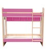 Multi Flexi Bunk Bed with Display Shelves in Pink