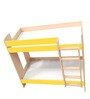 Multi Flexi Bunk Bed with Display Shelves in Yellow