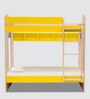 Multi Flexi Bunk Bed with Display Shelves in Yellow