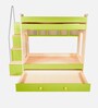 Multi Flexi Bunk Bed in Green Colour with Drawer Storage