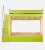 Multi Flexi Bunk Bed in Green Colour with Drawer Storage