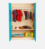 Combi Kids Bed in Sky Blue Colour with Wardrobe and Study Table