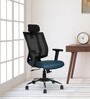 Flexi Breathable Mesh Ergonomic Chairs in Black & Blue Colour