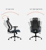 Flexi Breathable Mesh Ergonomic Chairs in Black & Blue Colour
