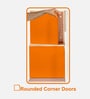 Combi Bunk Bed in Orange Colour with Drawer Storage & Study Table