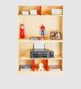 Combi Bunk Bed in Red Colour with Drawer Storage & Study Table