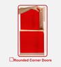 Combi Bunk Bed in Red Colour with Drawer Storage & Study Table