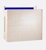 Combi Bunk Bed in Blue Colour with Drawer Storage and Wardrobe