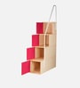 Combi Bunk Bed in Pink Colour with Drawer Storage and Wardrobe