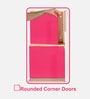 Combi Bunk Bed in Pink Colour with Drawer Storage and Wardrobe