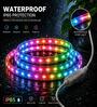 Flexible Multicolor Decorative LED Rope Strip Light 10 Meter