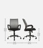 Flexseat Office Chair In Grey And Black Colour