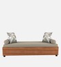 Flick Single Bed In Lyon Teak Finish With Box Storage