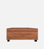 Flick Single Bed In Lyon Teak Finish With Box Storage
