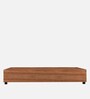 Flick Single Bed In Lyon Teak Finish With Box Storage