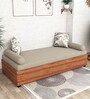 Flick Single Bed In Lyon Teak Finish With Box Storage